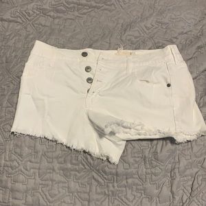 altar’d state white denim shorts